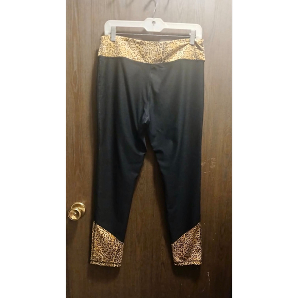NYL Women's Leopard Print Activewear Leggings - Size XL - JC 279 - Picture 6 of 8